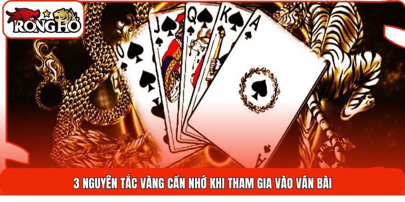 3 nguyên tắc vàng cần nhớ khi tham gia vào ván bài