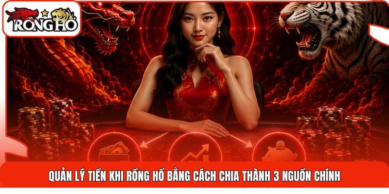 Quản lý tiền khi rồng hổ bằng cách chia thành 3 nguồn chính