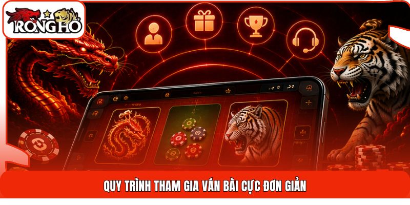 Quy trình tham gia ván bài cực đơn giản